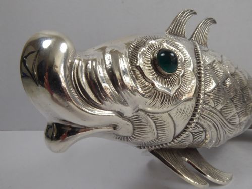 FABULOUS SET OF SOLID SILVER ARTICULATED FISH - ADDITIONAL PHOTO 2