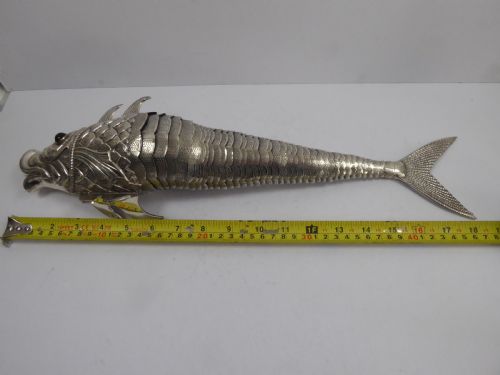 FABULOUS SET OF SOLID SILVER ARTICULATED FISH - ADDITIONAL PHOTO 4