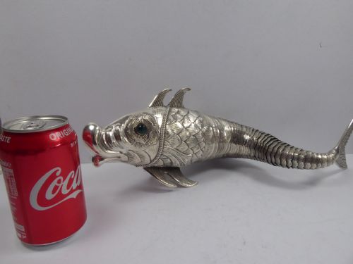 FABULOUS SET OF SOLID SILVER ARTICULATED FISH - ADDITIONAL PHOTO 5