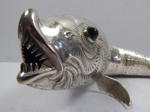 FABULOUS SET OF SOLID SILVER ARTICULATED FISH - ADDITIONAL PHOTO 14