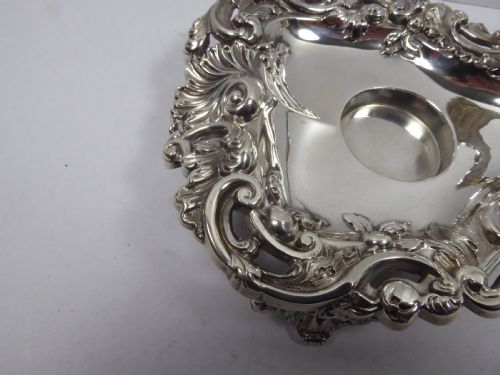 SOLID SILVER INKWELL 1829 - ADDITIONAL PHOTO 5