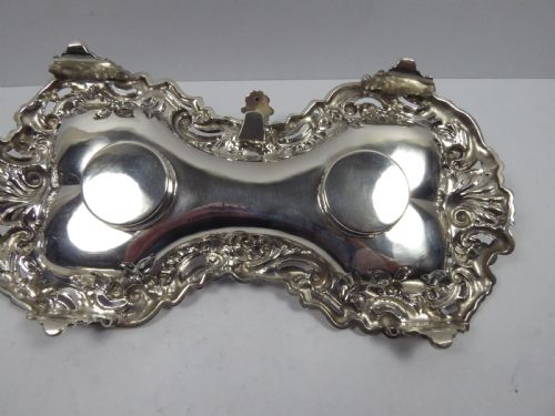 SOLID SILVER INKWELL 1829 - ADDITIONAL PHOTO 9