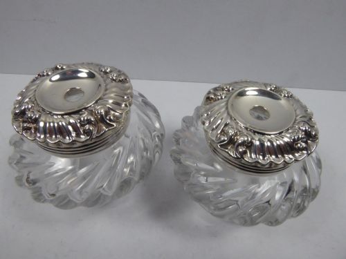 SOLID SILVER INKWELL 1829 - ADDITIONAL PHOTO 15