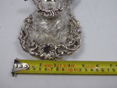 SOLID SILVER INKWELL 1829 - ADDITIONAL PHOTO 21