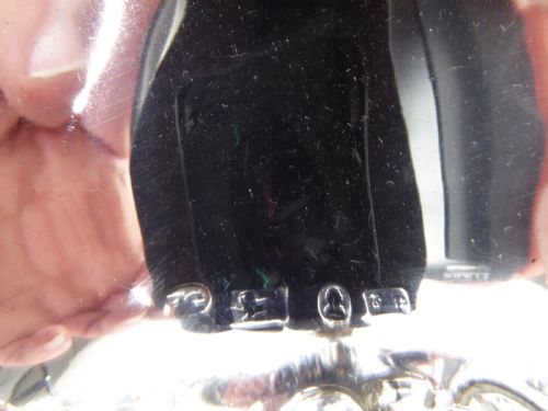 SOLID SILVER INKWELL 1829 - ADDITIONAL PHOTO 1