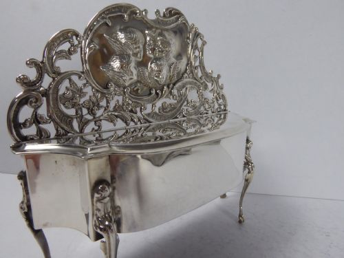 LARGE SILVER JEWELLERY BOX - ADDITIONAL PHOTO 1