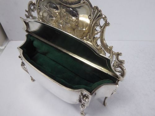 LARGE SILVER JEWELLERY BOX - ADDITIONAL PHOTO 4