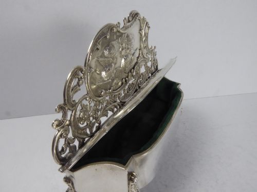 LARGE SILVER JEWELLERY BOX - ADDITIONAL PHOTO 5