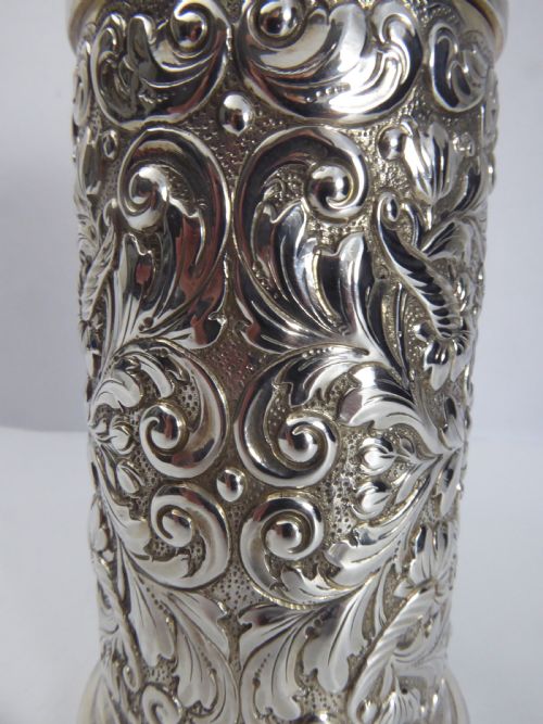 LARGE SILVER FIGURAL CASTER - ADDITIONAL PHOTO 1
