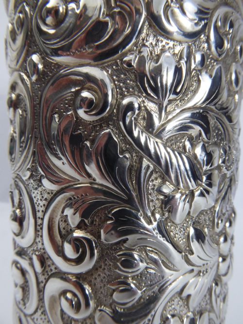 LARGE SILVER FIGURAL CASTER - ADDITIONAL PHOTO 2