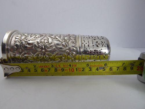 LARGE SILVER FIGURAL CASTER - ADDITIONAL PHOTO 9