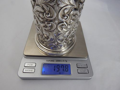 LARGE SILVER FIGURAL CASTER - ADDITIONAL PHOTO 11