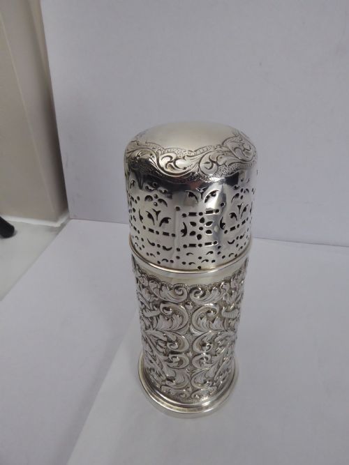 LARGE SILVER FIGURAL CASTER - ADDITIONAL PHOTO 12