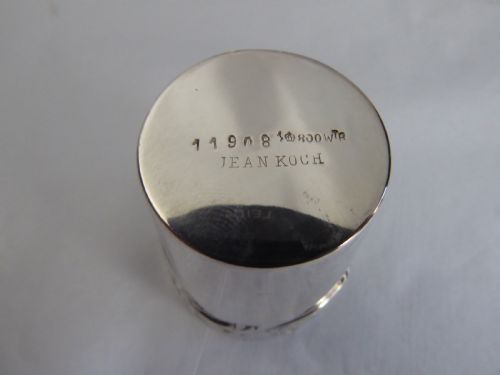 SILVER ART NOUVEAU NOGGIN SET - ADDITIONAL PHOTO 8