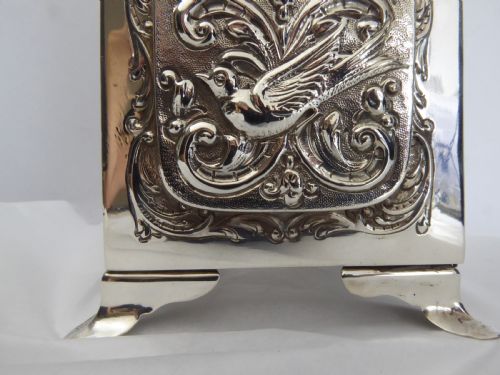 RARE SILVER LARGE WARDROBE BOX - ADDITIONAL PHOTO 4