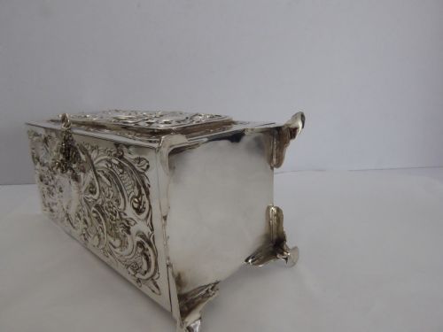 RARE SILVER LARGE WARDROBE BOX - ADDITIONAL PHOTO 11