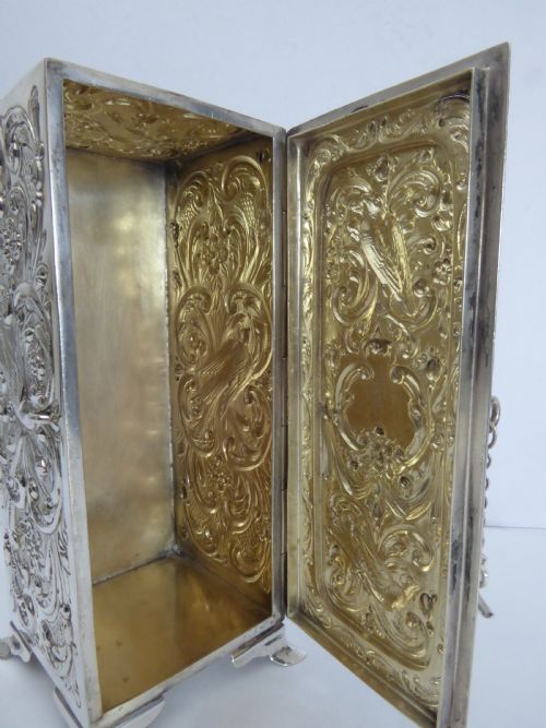 RARE SILVER LARGE WARDROBE BOX - ADDITIONAL PHOTO 12