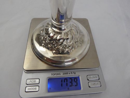 SOLID SILVER VASE EDWARDIAN - ADDITIONAL PHOTO 6
