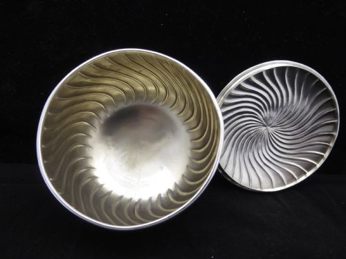 SOLID SILVER FRENCH SUGAR BOWL - ADDITIONAL PHOTO 2