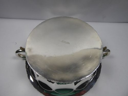 SOLID SILVER HEAVY LARGE FRUIT BOWL - ADDITIONAL PHOTO 7
