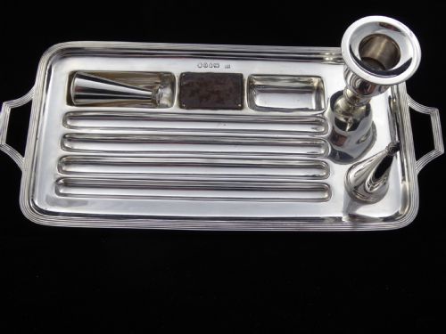 RARE SOLID SILVER VICTORIAN DESK SET - ADDITIONAL PHOTO 7