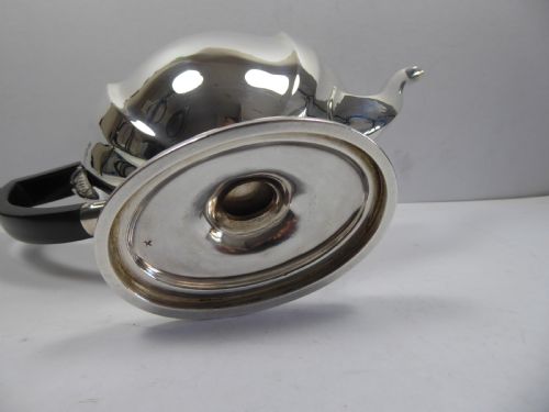SOLID SILVER TEA POT ON PEDESTAL - ADDITIONAL PHOTO 8