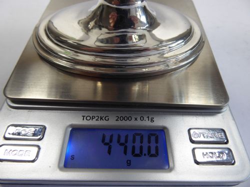 SOLID SILVER TEA POT ON PEDESTAL - ADDITIONAL PHOTO 9