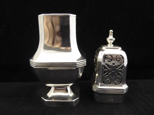 SOLID SILVER SUGAR CASTER - ADDITIONAL PHOTO 3