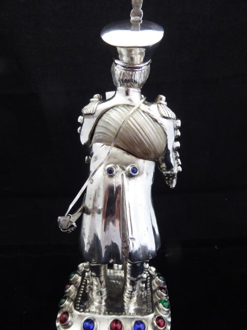 RARE STUNNING SILVER JEWELLED TOWN CRIER - ADDITIONAL PHOTO 8