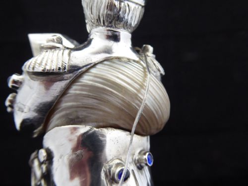 RARE STUNNING SILVER JEWELLED TOWN CRIER - ADDITIONAL PHOTO 10