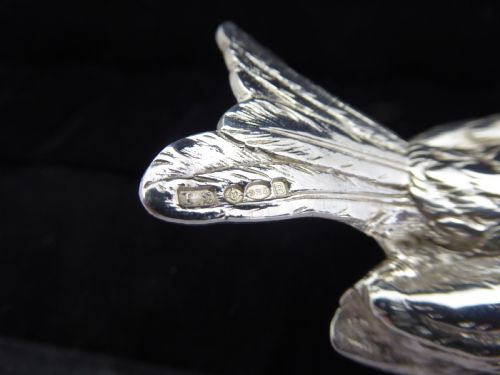 SOLID SILVER BIRD PEPPER POT - ADDITIONAL PHOTO 6