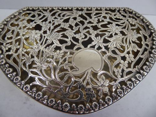 SOLID SILVER LARGE PIERCED POT POURI BOX - ADDITIONAL PHOTO 1