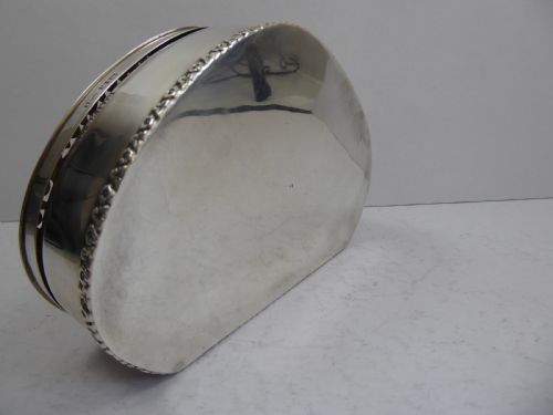 SOLID SILVER LARGE PIERCED POT POURI BOX - ADDITIONAL PHOTO 8