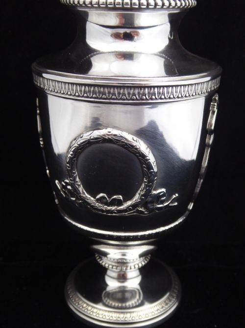 SOLID SILVER MINERVA FRENCH VASES - ADDITIONAL PHOTO 2