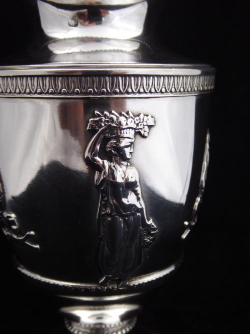 SOLID SILVER MINERVA FRENCH VASES - ADDITIONAL PHOTO 3