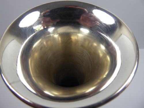 SOLID SILVER VICTORIAN HUNTING HORN - ADDITIONAL PHOTO 1
