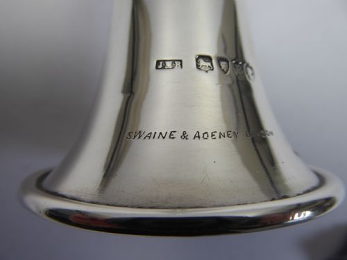 SOLID SILVER VICTORIAN HUNTING HORN - ADDITIONAL PHOTO 5