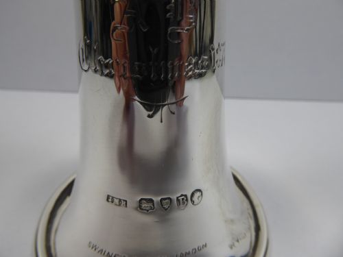 SOLID SILVER VICTORIAN HUNTING HORN - ADDITIONAL PHOTO 7