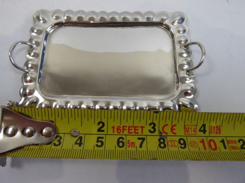STUNNING SOLID SILVER MINATURE 8 PCE TEA SET - ADDITIONAL PHOTO 2