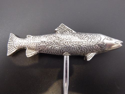 SOLID SILVER FISH CORK SCREW - ADDITIONAL PHOTO 1