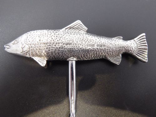 SOLID SILVER FISH CORK SCREW - ADDITIONAL PHOTO 3