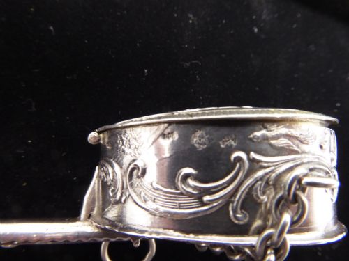 STUNNING SOLID SILVER PILL BOX - ADDITIONAL PHOTO 1