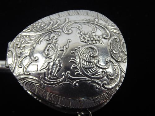 STUNNING SOLID SILVER PILL BOX - ADDITIONAL PHOTO 7
