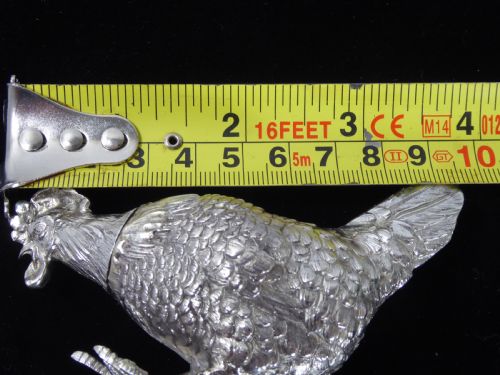 SOLID SILVER GERMAN PEPPER POT IMPORTED - ADDITIONAL PHOTO 11