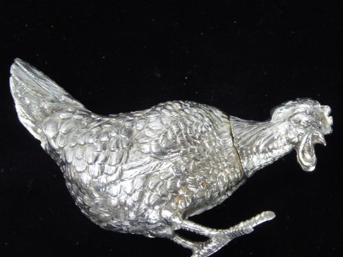 SOLID SILVER GERMAN PEPPER POT IMPORTED - ADDITIONAL PHOTO 2