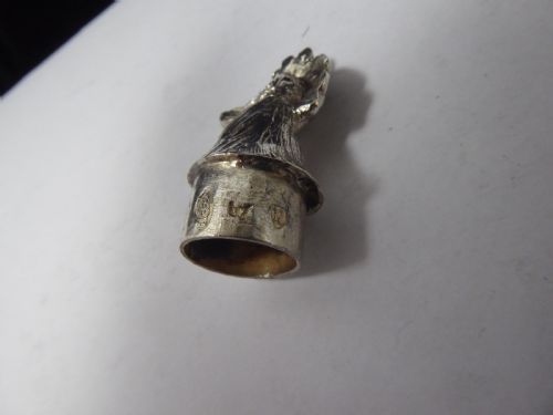 SOLID SILVER GERMAN PEPPER POT IMPORTED - ADDITIONAL PHOTO 6
