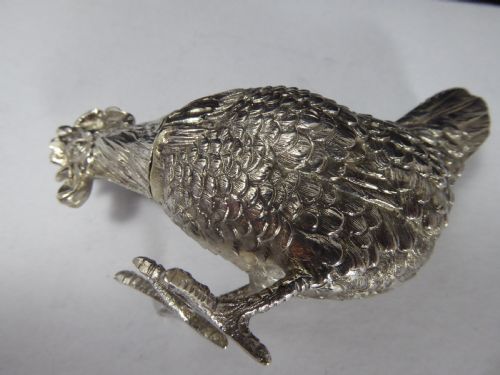 SOLID SILVER GERMAN PEPPER POT IMPORTED - ADDITIONAL PHOTO 8