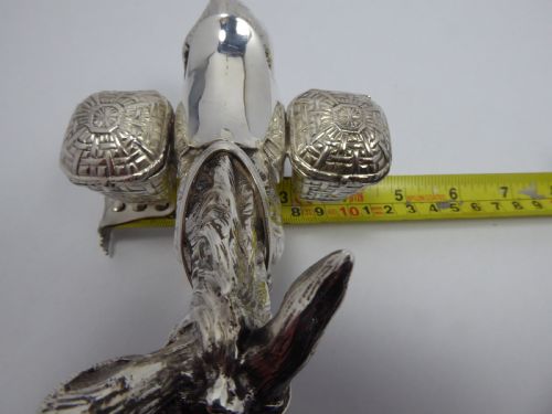 EXTREMELY RARE SOLID SILVER MODEL OF A DONKEY - ADDITIONAL PHOTO 5