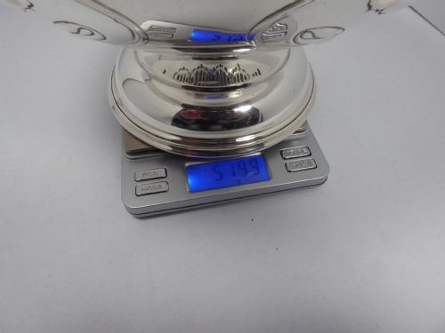 SOLID SILVER STUNNING ART NOUVEAU BOWL - ADDITIONAL PHOTO 2