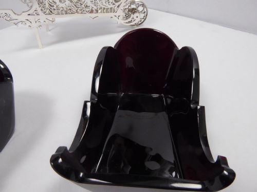 SOLID SILVER PAIR OF WHEEL BARROW TABLE DISHES - ADDITIONAL PHOTO 9